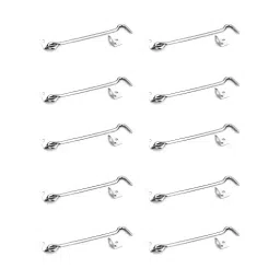 Legal 6inch10pcs 152.4 mm (6 Inch) Glossy Hook Window Latch-image-33