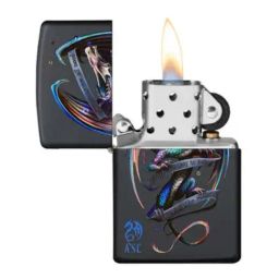 Zippo Black Anne Stokes Brass Pocket Lighter-image-15