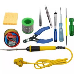 Fadman 10 In 1 Soldering Iron Kit Flat 27 mm Tip Copper, Iron & Nickle 25 W Yellow & Black-48