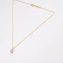 P.N.Gadgil Jewellers 18k Gold Dazzling Droplet Casual Diamond Pendant With Chain-image-87