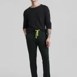 Jack & Jones Dark Green Slim Fit Joggers-image-9