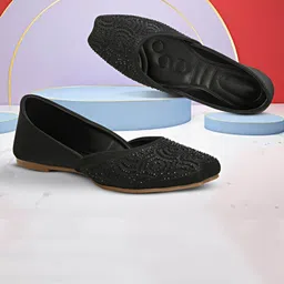 BAESD Women Ethnic Embellished Mojaris-image-89