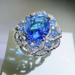Designs & You Silver-Plated Stone-Studded Adjustable Finger-29