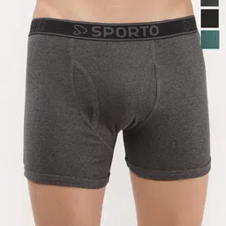 Sporto by Macho Pack Of 4 Mid-Rise Trunks-picture-5