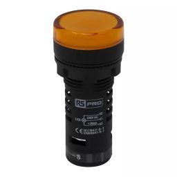 RS PRO Panel Mount Yellow LED Pilot Light Complete, 22mm Cutout, IP65, Round, 230V ac, 9092544-image-62