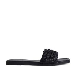 Call It Spring Women's Black Casual Sandals-image-32
