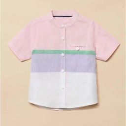 Mothercare Kids Multicolor Cotton Color Block Shirt-5