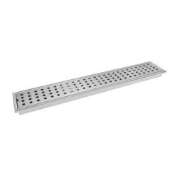 Somany Drain Channel Signature Collection Hemel Series 900x100x25 mm Chrome Finish Metal Body, 272150050681-image-95