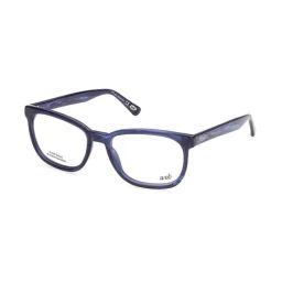 Web Eyewear Blue Rectangular Eye Frames for Men-56
