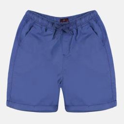 Kiddopanti Kids Blue Solid Shorts-image-50