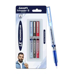 Schneider Technoroller 811 1 Blue, 1 Black & 1 Red Roller Ball Pen (Pack of 3)-image-92
