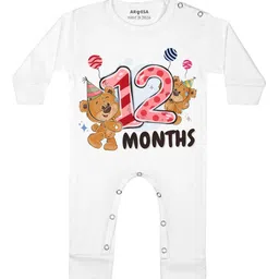 Arvesa Infant Printed Round Neck Bodysuits-image-67