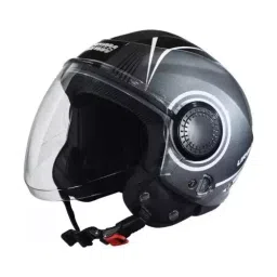 Studds URBAN SUPER D1 DECOR GREY (600 mm) X Large Open Face Helmet, GUN GREY N6-image-86