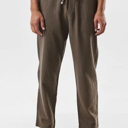 Snitch Men Textured Relaxed Fit Mid-Rise Trousers-image-100