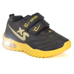 Lil Lollipop Patch Detailed Double Velcro Shoes With LED Light - Yellow-image-83