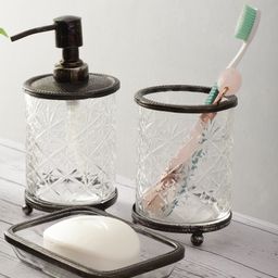 De Maison Decor Blake Crystal Cut Bathroom set-picture-15