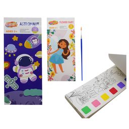 Asera Magic Coloring Book for Kids Activity Books for Children Coloring Books for Kids Ages 4-8 Years 12 Sheet Cartoon Painting kit with Brush for Birthday Return Gift (Set of 2)-18