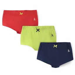 Pine Kids Cotton Elastane Solid Color Hipster Pack of 3 ( Color May Vary )-picture-3