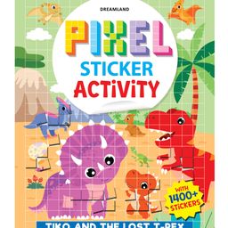 Pixel Sticker Activity Book: Tiko and The Lost T-Rex Over 1,400 Stickers for Kids Age 4+ | Dinosaur Adventure with Pixel Art, - English-24