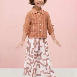 Toonyport Girls Printed Shirt with Palazzos-image-81
