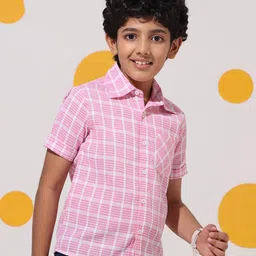 Cherry & Jerry Boys Classic Checked Casual Shirt-image-39