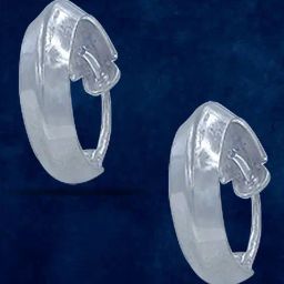 Taraash 92.5 Sterling Silver Plain Hoop Earrings for Women-image-87