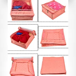 Ajabh Peach-Coloured Set of 1 Water Resistant Multi-Utility Organisers image 3
