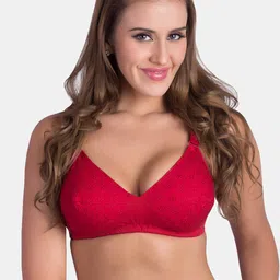 Souminie Medium Coverage All Day Comfort Lightly Padded Cotton Minimizer Bra-image-23