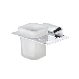 PLATO Victorian Tumbler Holder Brass Chrome Finish Silver, 6014-image-61
