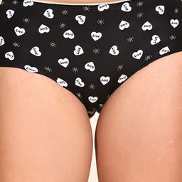 Quttos Printed High Rise Hipster Briefs QT-PA-9021-BLK-S image 5