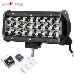 Allextreme Heavy Duty Upgraded Version 24 Led Fog Light / Work Light Bar Spot Beam Off Road Driving Lamp 1 Pcs 72W Cree,Pack Of 1-image-44