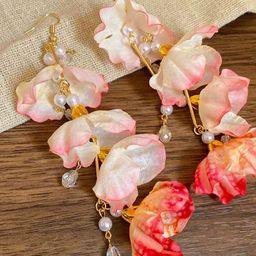 StyleCast x Revolte Gold Plated Pearls beaded Contemporary Drop Earrings-34