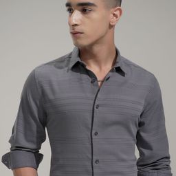 HIGHLANDER Men Comfort Slim Fit Opaque Casual Shirt-picture-29