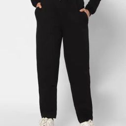 TeenTrums Girls Black Solid Trackpants-image-52