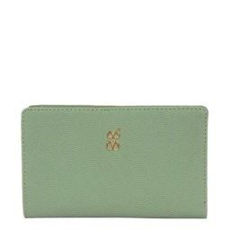 Baggit Shale Green Textured Bi-Fold Wallet for Women-picture-0