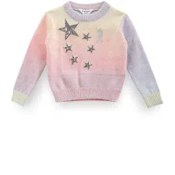 U.S. Polo Assn. Kids Multicolor Embellished Full Sleeves Sweater-image-57