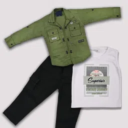 we11 Boys Printed T-shirt with Trousers-picture-38