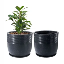 RUBOXA 2Pcs Black UV ProtectedPlanters-image-8