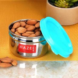 HAZEL Silver Stainless Steel Airtight Leak Proof Container (150 ML)-19