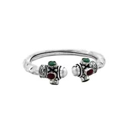 Teejh Silver-Plated Hanita Stacked Bracelets for Women - Set of 3-image-38