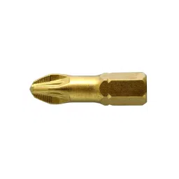 Hogert Technik 6.35 mm (1/4 inch) 25 mm PZ3 Screwdriver Bit (Pack of 5 Pcs), HT1S386-17