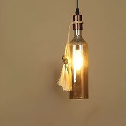 KINIS Copper-Toned Glass Quirky Ceiling Lamp-image-72