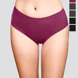 Kalyani Theo Pack Of 6 Cotton Mid-Rise Hipster Briefs Theo_S_BLK_BLK_ASH_ASH_BGD_BGD_P6-picture-50
