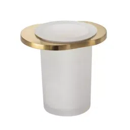 Somany Tumbler Holder French Collection Liana Series Brushed Gold Finish Metal Body Wall Mount, 272151390251-image-73