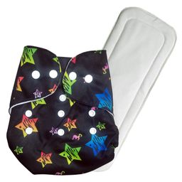 Domenico Washable Baby Diaper Premium Cloth Diaper Reusable Adjustable Size Waterproof Pocket Cloth Diaper Nappie-5