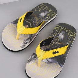 Kidsville Dc Comics Featuring Batman Printed Flip Flops -Black-image-13