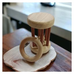 neemtoys Neem Wooden Tumbler Rattle & Ring Teether-25