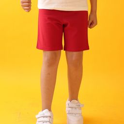 Anthrilo Solid Shorts - Maroon-picture-3