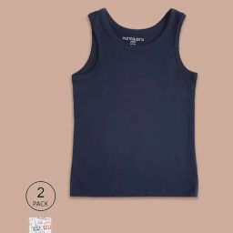 Pantaloons Junior Multicolor Cotton Printed Vest (Pack of 2)-picture-25