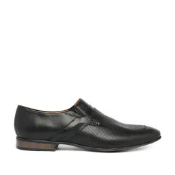Ruosh Men's Black Formal Loafers-image-51